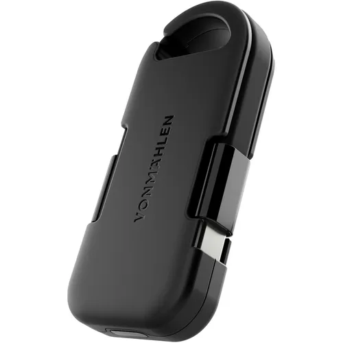 VONMÄHLEN Evergreen Powerbank 1000 mAh Schwarz - Kompakte 1000 mAh Powerbank in elegantem Schwarz, ideal für unterwegs. Perfekt zum Laden Ihrer Geräte, wenn Sie unterwegs sind.