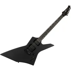 Spira X-400 MBK Satin Black - Elektrische Gitarre - 400 Series, Korpus aus gerösteter Pappel, ausgestattet mit 2x Spira Villian Ceramic Tonabnehmern für kraftvollen Sound, ideal für Rock und Metal.