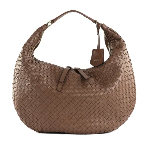 Abro Schultertasche Hobo Bag Nana aus echtem Leder - Stilvolle Hobo Bag aus hochwertigem Leder, mit geräumigem Hauptfach und praktischem Zwei-Wege-Reißverschluss. Ideal für den täglichen Gebrauch und ein eleganter Blickfang.