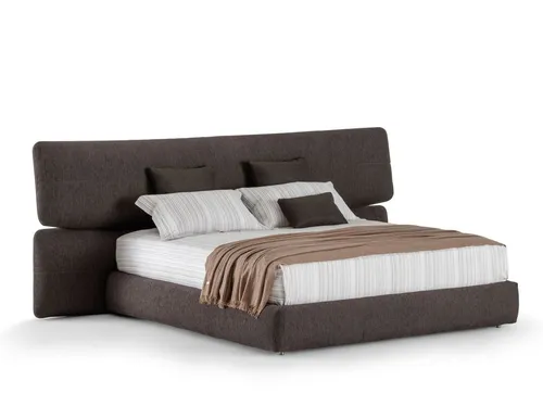 Modernes Polsterbett Komfort Schlafen Stilvolles Design Luxusbett Elegant