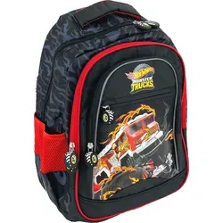 Hot Wheels Kinder Schulrucksack - Stylischer Tornister für Jungen - Schulrucksack für Jungen, robust und leicht, mit ergonomischem Design für optimalen Tragekomfort und Sicherheitsreflektoren für mehr Sichtbarkeit.