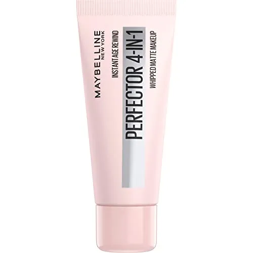 Maybelline New York 4-in-1 Make Up mit Concealer, BB Cream, Puder und Primer, für einen perfektionierten Teint, Foundation mit leichter Deckkraft, Instant Perfector Matte, Nr. 00 Fair/Light, 30 ml