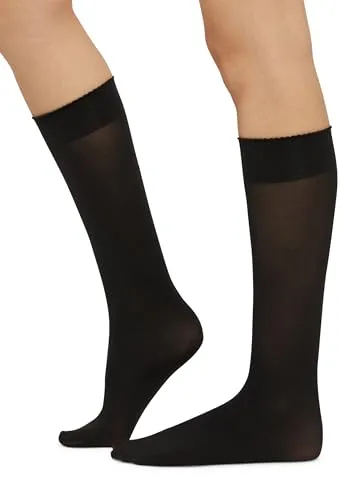 Wolford Kniestrümpfe in Schwarz - Elegante Kniestrümpfe aus hochwertiger Polyamid-Mischung, perfekt für den täglichen Einsatz. Größe M, kombinierbar mit jedem Outfit.
