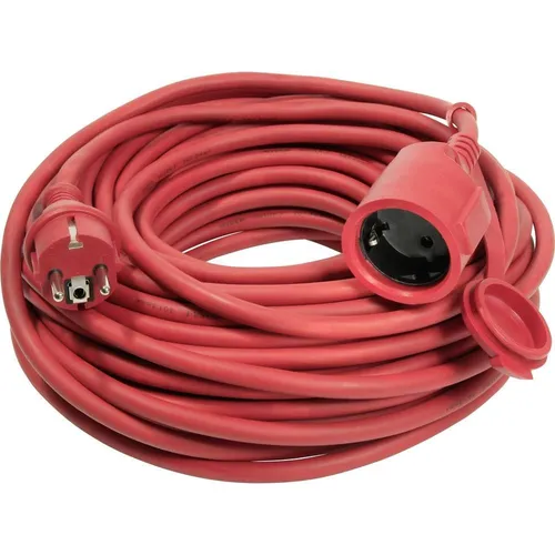 as - Schwabe Gummi-Verlängerungsleitung 20 m H05RR-F 3G1,5 - Verlängerungskabel für den Außenbereich mit IP44 Schutz, flexibel und wetterfest, ideal für sichere Stromversorgung in jedem Einsatz.