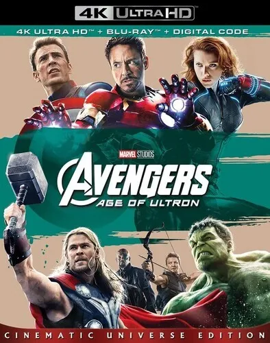 Avengers: Age of Ultron [New 4K UHD Blu-ray] With Blu-Ray, 4K Mastering, Ac-3/