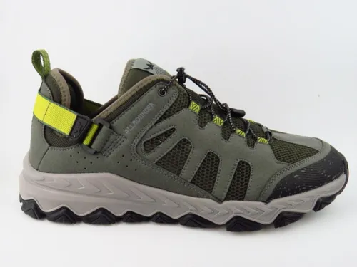 Mephisto Allrounder Cando Wanderschuhe für Herren - Grün, Größe 42,5 - Sneaker für Outdoor-Abenteuer mit hervorragendem Grip, Dämpfung und anatomisch geformtem Fußbett für ultimativen Komfort und Stabilität.