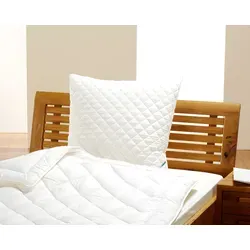 fan Baumwollbettdecke kbA - 4-Jahreszeiten Bettdecke 155x220 cm - Bettdecken aus 100% Bio-Baumwolle, ideal für Allergiker. Die 4-Jahreszeiten-Bettdecke vereint zwei unterschiedlich dicke Decken für ganzjährig optimalen Schlafkomfort.
