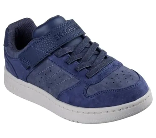 Skechers Quick Street Smooth Avenue Blau NVY EU 30 - Sneaker für Kinder mit bequemem Klettverschluss und lässigem Streetstyle – ideal für den Alltag und Freizeitaktivitäten.