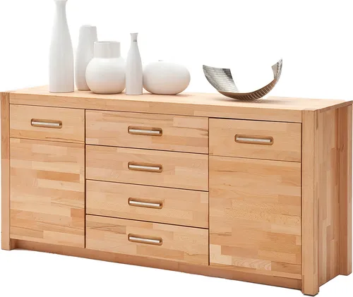 Sideboard 163 cm, Kernbuche massiv geölt, FOSSANO-06