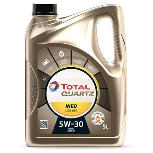TotalEnergies Quartz Ineo Longlife 5W-30 5 Liter - Motoröl für VW-Diesel mit Partikelfilter, entwickelt mit modernster Low Saps Technologie für optimale Motorleistung und Umweltschutz.