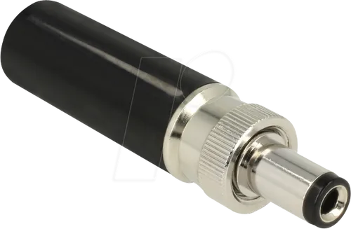 DELOCK 89914 - DC Steckverbinder 5,5 x 2,5 mm, ideal zum Anlöten und für sichere Verbindungen bis 2 A