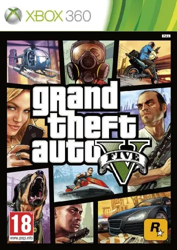 XBOX360 GRAND THEFT AUTO V (GTA 5) - Action-Adventure Spiel von Rockstar Games, erlebe die offene Welt von Los Santos und seine packende Story.