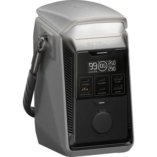 EcoFlow TRAIL Plus 300 DC - Tragbare Powerstation für Abenteuer - Robuste Powerstation mit 288 Wh Kapazität und 300 W DC-Leistung. Ideal für Outdoor-Aktivitäten. Schnelles Laden über USB-C und flexibles Nachladen durch Solar. Integriertes Licht und SOS-Modus für Sicherheit unterwegs.