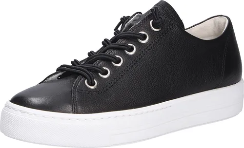 Paul Green Sneaker Leder - Damen, Gr. 43, Schwarz/Weiß - Sneaker aus hochwertigem Leder mit SUPER SOFT Innensohle für optimalen Tragekomfort. Ideal für den casual Look und anpassbare Passform durch Schnürung.