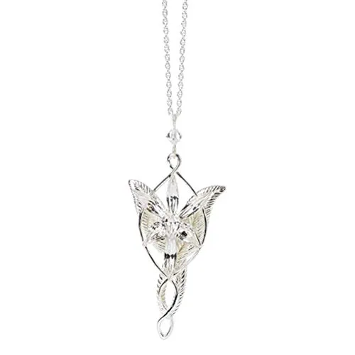 The Noble Collection Arwen Evenstar Replica - Nachbildung & Requisiten, detailgetreue Nachbildung des berühmten Elfenanhängers aus 'Herr der Ringe', ideal für Sammler und Fans.
