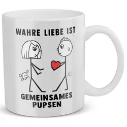 22Feels Tasse Frauen Geschenk Jahrestag Paar Spruch Valentinstag Geburtstag Freundin, Keramik, Made in Germany, Spülmaschinenfest weiß