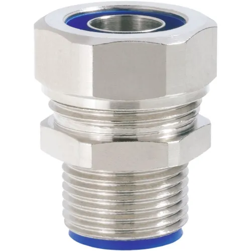 Lapp Zubehör SILVYN-LTPG-M-32X1,5-MS 55510260 Verschraubung - Hochwertige Verschraubung für Rohranschlüsse, M32 x 1,5, aus vernickeltem Messing, ideal für zuverlässige Verbindungen in anspruchsvollen Umgebungen. Maße: 45,8 mm Länge.