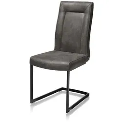 Henders & Hazel Malene Esszimmerstuhl Swing - 2er Set mit Handgriff - Esszimmerstühle mit modernem Freischwinger-Design, elegantes Metallgestell und ergonomische Sitzfläche für höchsten Komfort.