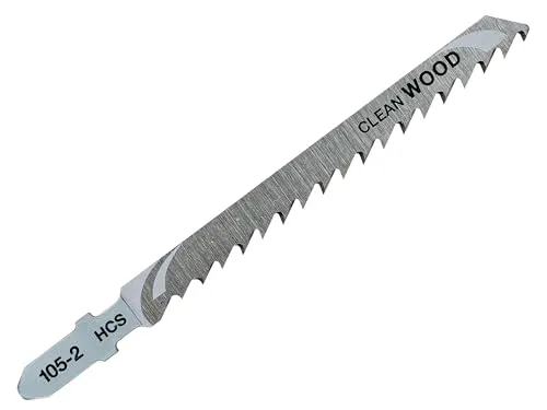 Dewalt HCS Stichsägeblatt für Holz DT2164 (100mm Gesamtlänge, 68mm Arbeitslänge, max. Schnitttiefe: 60mm, für schnelle, gerade Schnitte in Holz und Holzwerkstoffen) 5 Stück