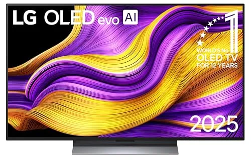 LG OLED55G59LS 4K UHD OLED evo TV 2025 - Fernseher mit modernem Design und beeindruckendem Seherlebnis, ideal für Filmfans und Gamer sowie für Home Office Nutzung.