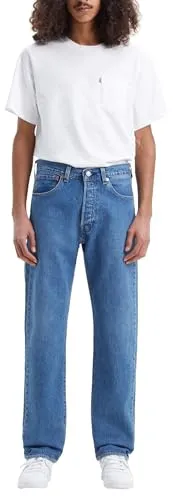 Levi's Herren 501 Original Fit Jeans, Basil Barton Springs, 30W/32L - Klassische 501 Original Fit Jeans von Levi's mit Comfort Stretch für optimalen Tragekomfort. Zeitloses Design und robuste Qualität für jeden Anlass – ein Must-Have in deinem Kleiderschrank.