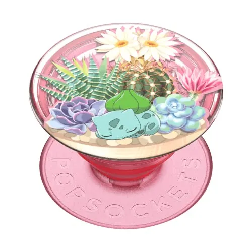 ​​​​PopSockets Telefongriff mit expandierendem Ständer, Süßer PopSocket - Bulbasaur Terrarium