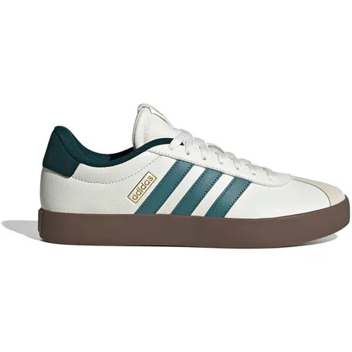 Sneaker ADIDAS SPORTSWEAR "VL COURT 3.0", Gr. 46 - Sportliche Sneaker aus Synthetik und Leder, inspiriert vom Design des adidas Samba. Bequemes Futter und vulkanisierte Gummiaußensohle, ideal für Skatepark und Stadt.
