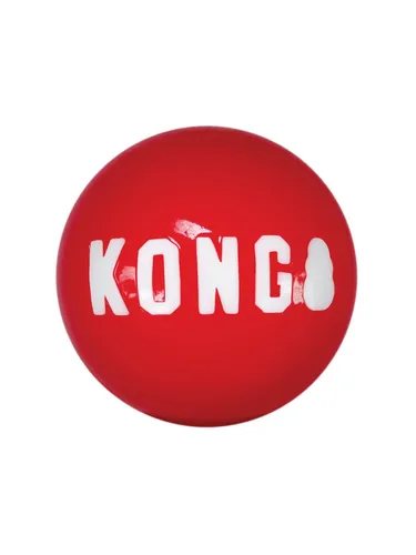 KONG Dog Toy Signature Balls Medium 6cm (2-Pack)