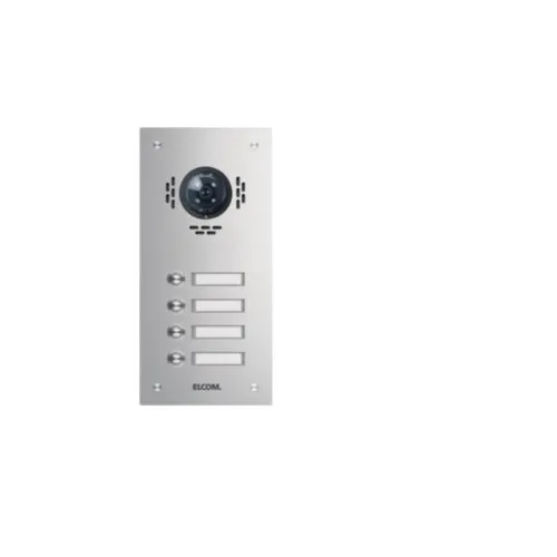 Elcom UP-Türstation TVG-4/1 ESTA eds - Unterputz-Klingeltableau - Elegante UP-Türstation aus rostfreiem Stahl mit 4 Klingeltasten. Ideal für die Unterputzmontage, bietet sie eine robuste und stilvolle Lösung für Ihr Zuhause.