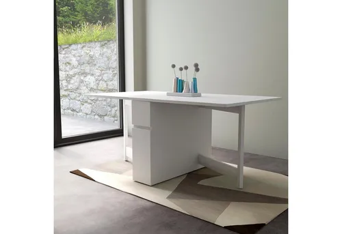 Woodman Esstisch Jasper, mit einer rechteckigen Tischplatte und Auszugsfunktion, Breite 90 cm