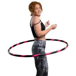 Hoopomania Hula-Hoop-Reifen Ø95cm - Pink für Anfänger - Hula-Hoop-Reifen für Anfänger mit 95 cm Durchmesser, ideal für Fitness und Spaß, fördert die Koordination und Beweglichkeit.