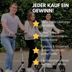 Best Sporting Stunt Scooter Pro 100 - Akrobatik Freestyle Tretroller in Schwarz/Anthrazit - Hochwertiger Stunt Scooter mit robustem Aluminiumrahmen und 360°-Lenkung. Ideal für Tricks und Stunts, ausgestattet mit flexibler Bremse und hochwertigen Rollen für maximale Performance.