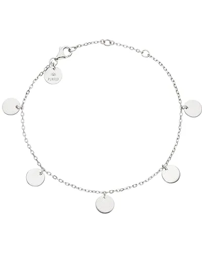 PURELEI Kalea Armband - Silber - Armschmuck aus hochwertigem Edelstahl, verstellbare Länge für individuellen Tragekomfort und ein verspielter, schlichter Look.