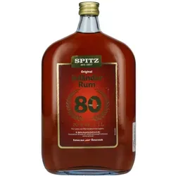 Spitz Inländer Rum 80% Vol. 1l - Österreichischer Rum mit traditioneller Herstellung, geprägt von Karamell- und Vanillearomen. Ideal für Cocktails oder pur, bietet er ein einzigartiges Geschmackserlebnis.