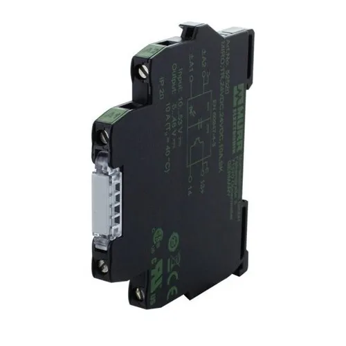 Murr 6652520 MIRO TR 24VDC 10A Optokopplermodul - Koppelrelais & Halbleiterrelais, zuverlässiges Optokopplermodul mit 10A und 6,2mm Federkraftklemmen für einfache Installation und hohe Sicherheit.