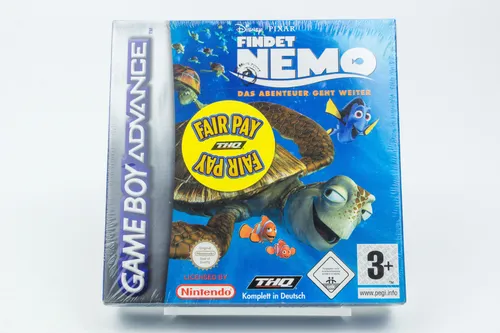 Game Boy Advance *Findet Nemo: Das Abenteuer geht weiter* GBA OVP Sealed Neu