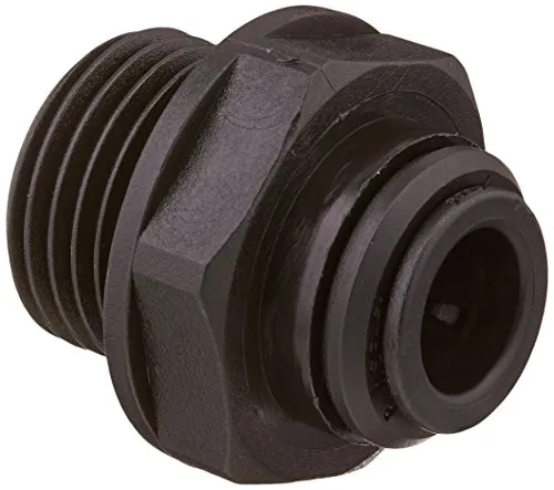 John Guest Speedfit - Anschlussstück Mit Außengewinde 20 X 27 ( 3/4 ), Für 10 Mm Schlauch, Schwarz Acetal