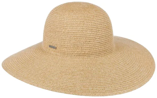 Stetson Livetta Toyo Schlapphut für Damen – Sommerlicher Strohhut - Eleganter Toyo Schlapphut mit breiter Krempe für optimalen Sonnenschutz. Ideal für Strand und Freizeit, aus flexiblem und strapazierfähigem Material für hohen Tragekomfort.
