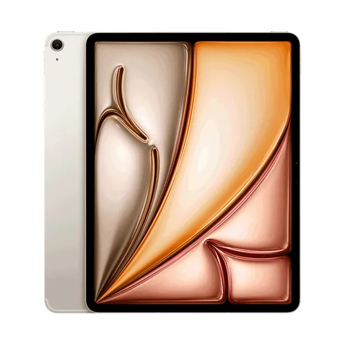 Apple 13" iPad Air Wi-Fi + Cellular - Goldfarbenes Tablet mit 5G - Leistungsstarkes 13" iPad Air mit 5G für schnelles Surfen, 12 MP Kamera für beeindruckende Fotos und Videos, ideal für kreative Aufgaben und Unterhaltung.