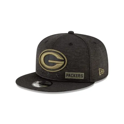 New Era NFL20 STS 9Fifty Snapback Cap Green Bay Packers Schwarz, Size:S/M - Stylische 9FIFTY Snapback Cap aus Shadow Tech Material mit digitalem Camouflage-Design, ideal für Fans der Green Bay Packers und perfekt für den täglichen Gebrauch.