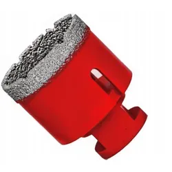 Diamant Fliesenbohrkrone 60 mm für Keramik und Granit - Hochwertige Fliesenbohrkrone mit 60 mm Durchmesser, ideal für präzises Bohren in keramischen Fliesen und Granit. Robust und langlebig für den professionellen Einsatz.