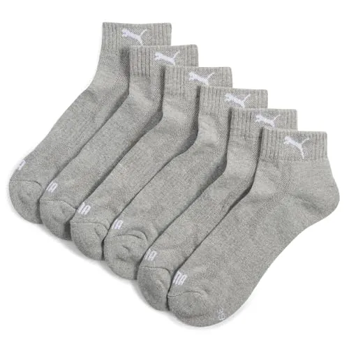 PUMA Unisex Cushioned Quarter 3 pack