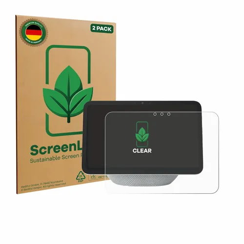 2x ScreenLeaf Displayschutzfolie für Amazon Echo Show 8 2025 (4. Gen.)