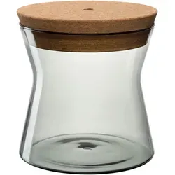 Leonardo Vorratsglas Forma X, Grau, 1,9 L - Vorratsgläser, hitzebeständig und mikrowellengeeignet – ideal für die praktische Aufbewahrung und Erwärmung von Lebensmitteln.