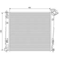 Valeo Kühler 701629 für effiziente Motorkühlung - Hochwertiger Valeo Kühler 701629, optimiert für die Motorkühlung. Ideal für zuverlässige Leistung und Langlebigkeit im Fahrzeugbetrieb.