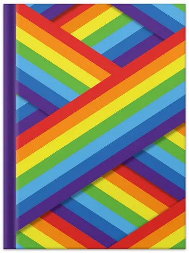 RNK Notizbuch RNK Kladde Colorful Life unliniert A4 96Bl