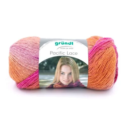 Gründl Wolle Pacific Lace 100 g hibiscus  Wolle