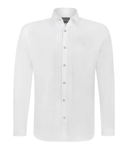 Stockerpoint Herren Trachtenhemd Mika I Größe S-5XL I Klassisches Trachtenhemd mit Hornknöpfen & Kentkragen - AUTHENTISCHES TRAKTENHEMD - Das Herrenhemd Mika besticht durch seinen klassischen Trachtenlook mit stilvollen Details. Der Comfort Fit-Schnitt sorgt für angenehmen Tragekomfort und optimale Bewegungsfreiheit, ideal für festliche Anlässe!