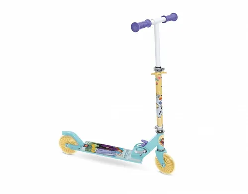 Mondo Frozen Scooter Aluminium 28221 - Blau - Roller / Kickboards mit Disney Frozen Design, höhenverstellbar und bis 50 kg belastbar. Ideal für Mädchen ab 3 Jahren, bietet hohen Fahrkomfort dank ABEC5-Rollen und rutschfester Beschichtung.