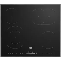 Beko HIC 64503 TX Kochfeld - Elegantes Kochfeld in Silber, ideal für moderne Küchen, bietet präzise Temperaturkontrolle und einfache Bedienung für ein perfektes Kocherlebnis.